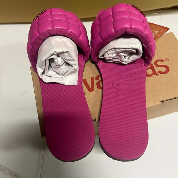 Havaianas You Firenze Sandals Women's Sandals Pink Rose Gum US 12 - Picture 3 of 7
